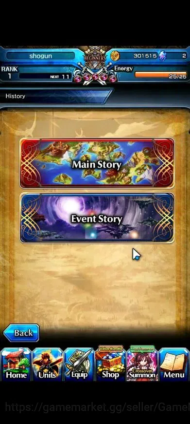 Grand Summoners Accounts Starter Global|Rank 1|Fresh Starter| 2 Ascend+1 TW | AH PolaTW, Selia Sourcescipt Witch | Lpot 16 9