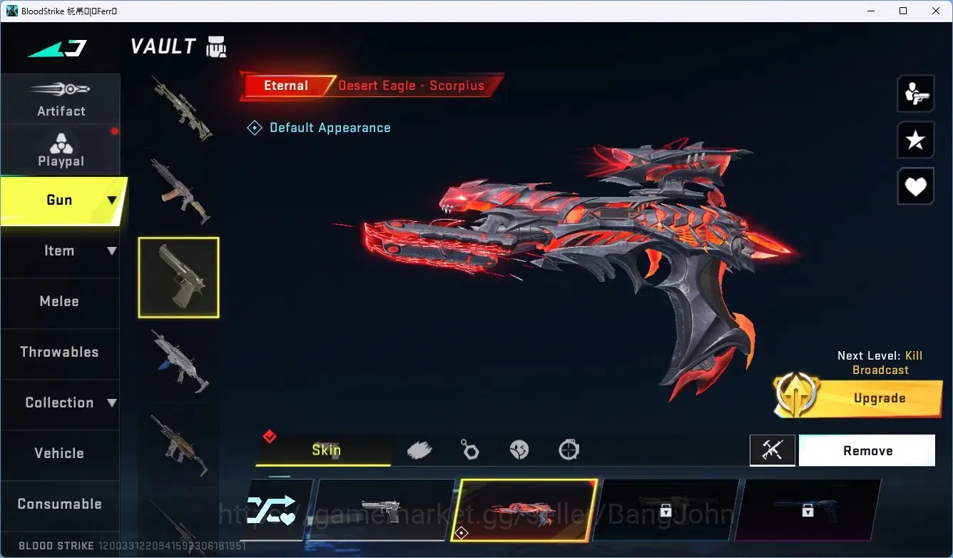 Blood Strike Accounts ASIA | ETERNAL: Desert Eagle-Scorpius | 1 TR GUN | image 3