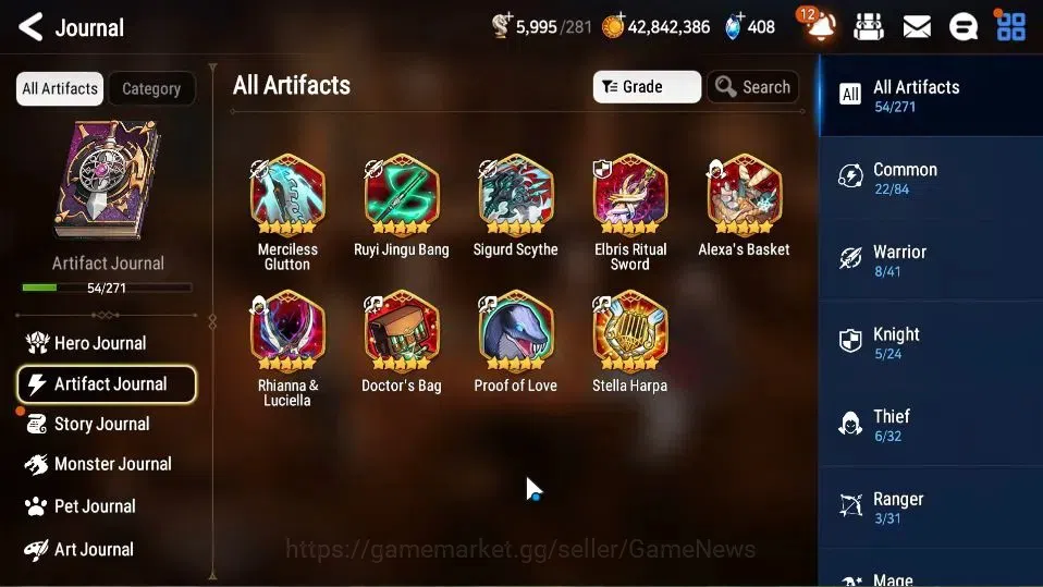 Epic Seven Accounts Limited Hero GLOBAL Unverif|6 ML[A Yufine,TM Luluca,TE 9
