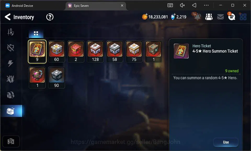 Epic Seven Accounts Global Unverif|8 ML Salome,B Haste,A Tywin,etc|PoH image 2