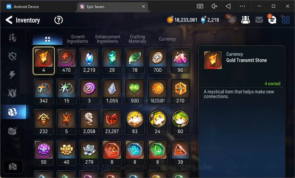 Epic Seven Accounts Global Unverif|8 ML Salome,B Haste,A Tywin,etc|PoH image 3