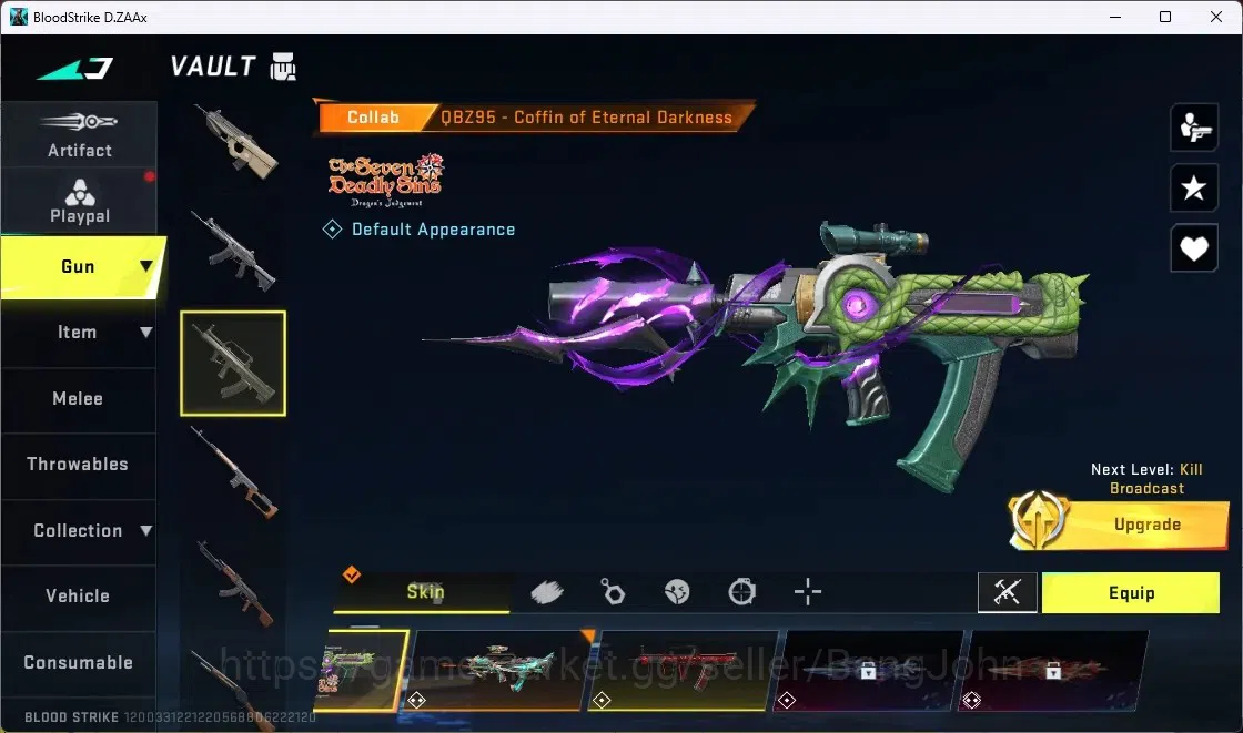 Blood Strike Accounts ASIA | 2 LIMITED:Origin12,AR97|NAME CARD|4 COLLAB image 10