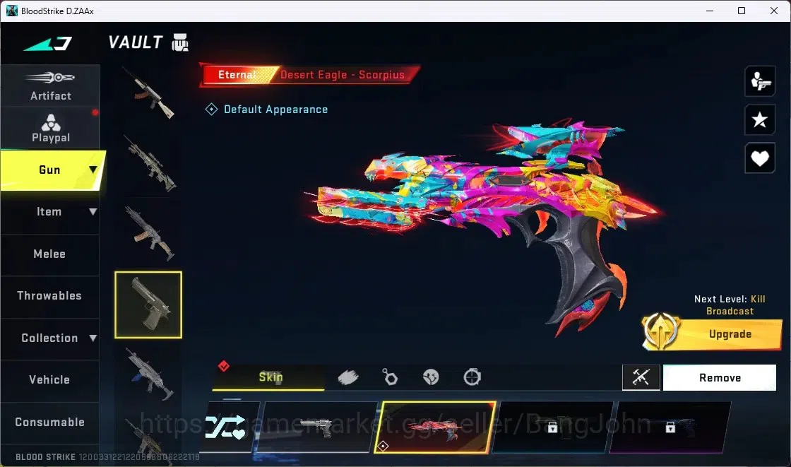 Blood Strike Accounts ASIA | 2 LIMITED:Origin12,AR97|NAME CARD|4 COLLAB image 4