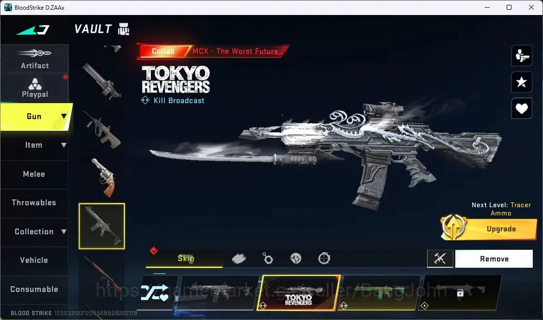 Blood Strike Accounts ASIA | 2 LIMITED:Origin12,AR97|NAME CARD|4 COLLAB image 6