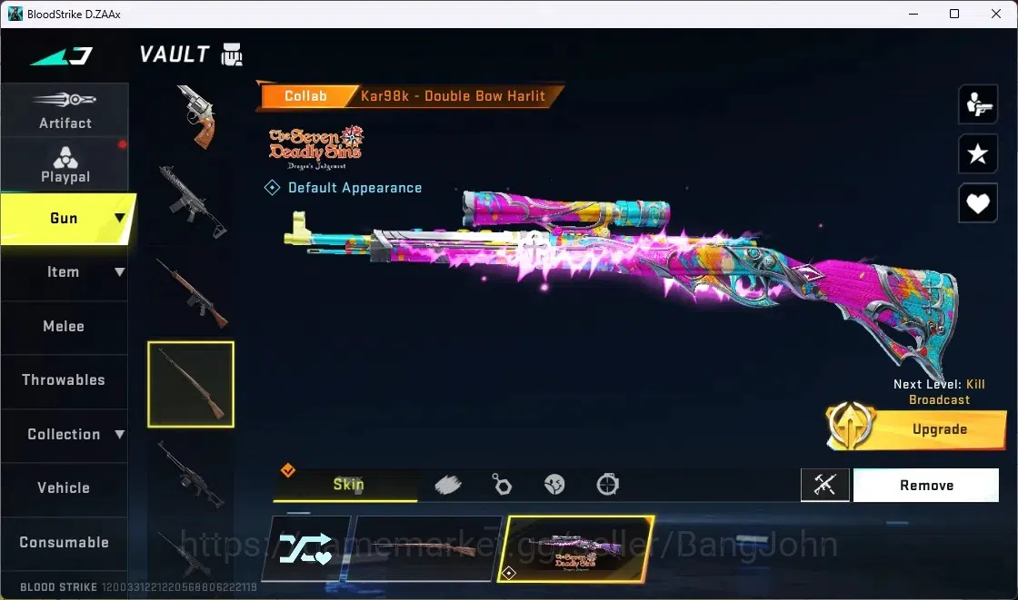 Blood Strike Accounts ASIA | 2 LIMITED:Origin12,AR97|NAME CARD|4 COLLAB image 7