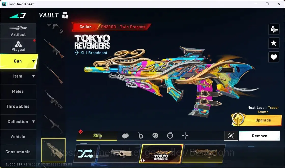 Blood Strike Accounts ASIA | 2 LIMITED:Origin12,AR97|NAME CARD|4 COLLAB image 8
