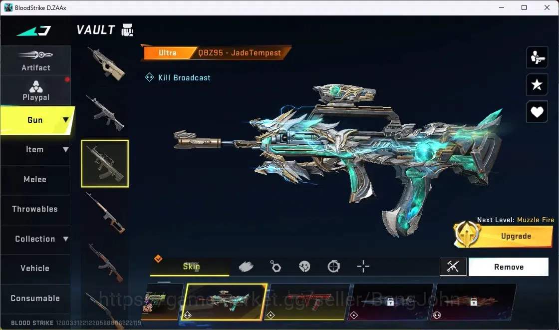 Blood Strike Accounts ASIA | 2 LIMITED:Origin12,AR97|NAME CARD|4 COLLAB image 9