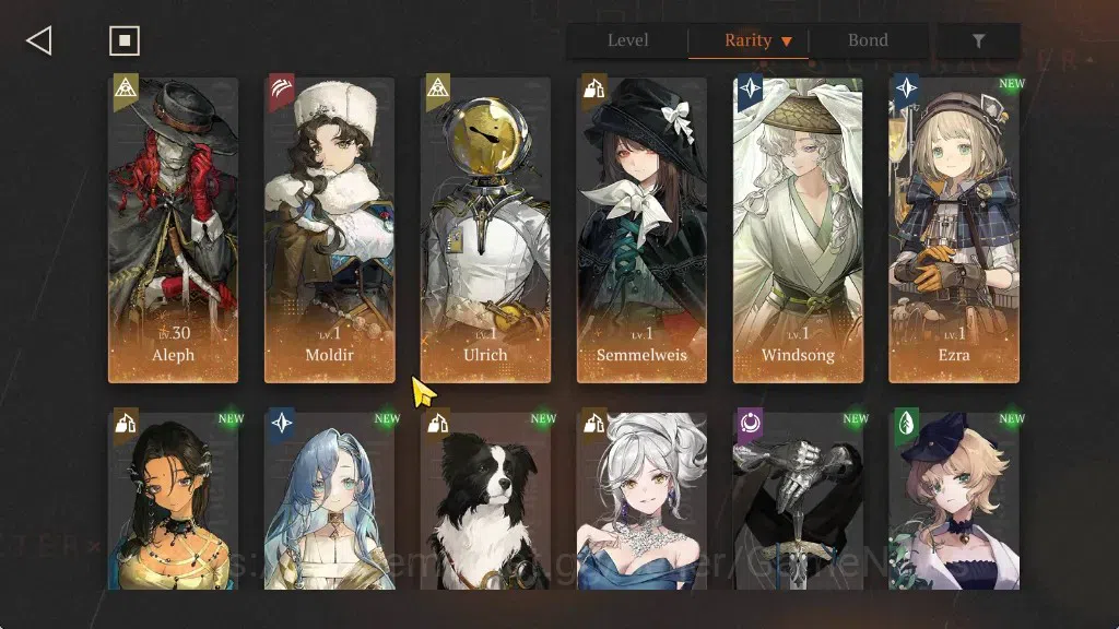 Reverse: 1999 Accounts Endgame GLOBAL|Lvl 55|Premium Team Lingering Glow|18(*6 Crew)(2 Limit)|[Beryl P5,Anjo P3]+PSY,Isolde 5