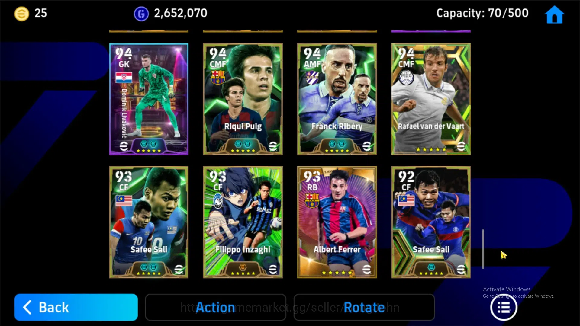 eFootball Accounts ANDROID|PW 3201|Suarez Liverpool,Ribery,Baresi,Can image 2