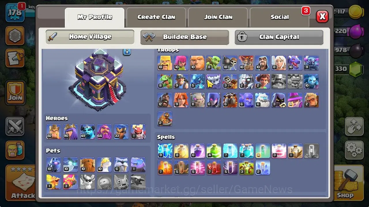 Clash of Clans Accounts TH 15-BH 9|LV 178|Limited Skin|HH 9|BK 82,AQ 90,GW image 4