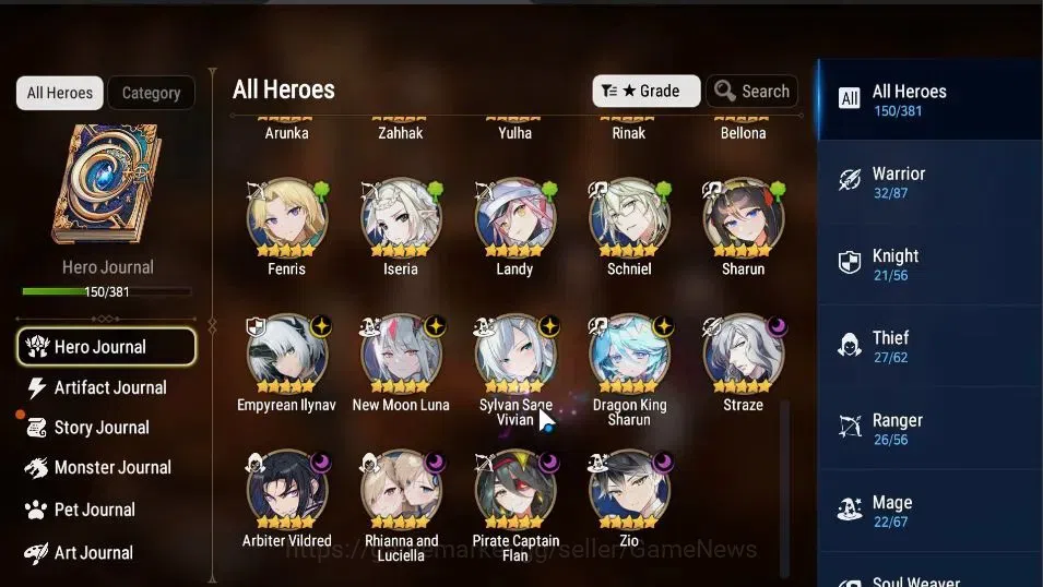 Epic Seven Accounts GLOBAL Unverif|NewEra|9 ML(Rhiana&Luciel,NM Luna,E image 7