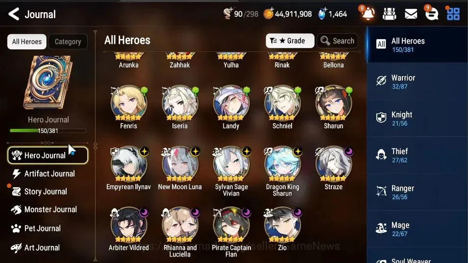Epic Seven Accounts GLOBAL Unverif|NewEra|9 ML(Rhiana&Luciel,NM Luna,E image 8