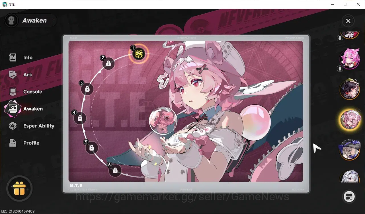 Neverness to Everness Accounts GLOBAL SEA|HL 44|TL 29|8 SSR Chaos+Skin,Lacrimosa, image 11