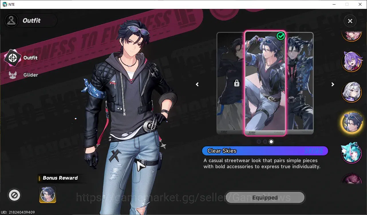 Neverness to Everness Accounts GLOBAL SEA|HL 44|TL 29|8 SSR Chaos+Skin,Lacrimosa, image 4