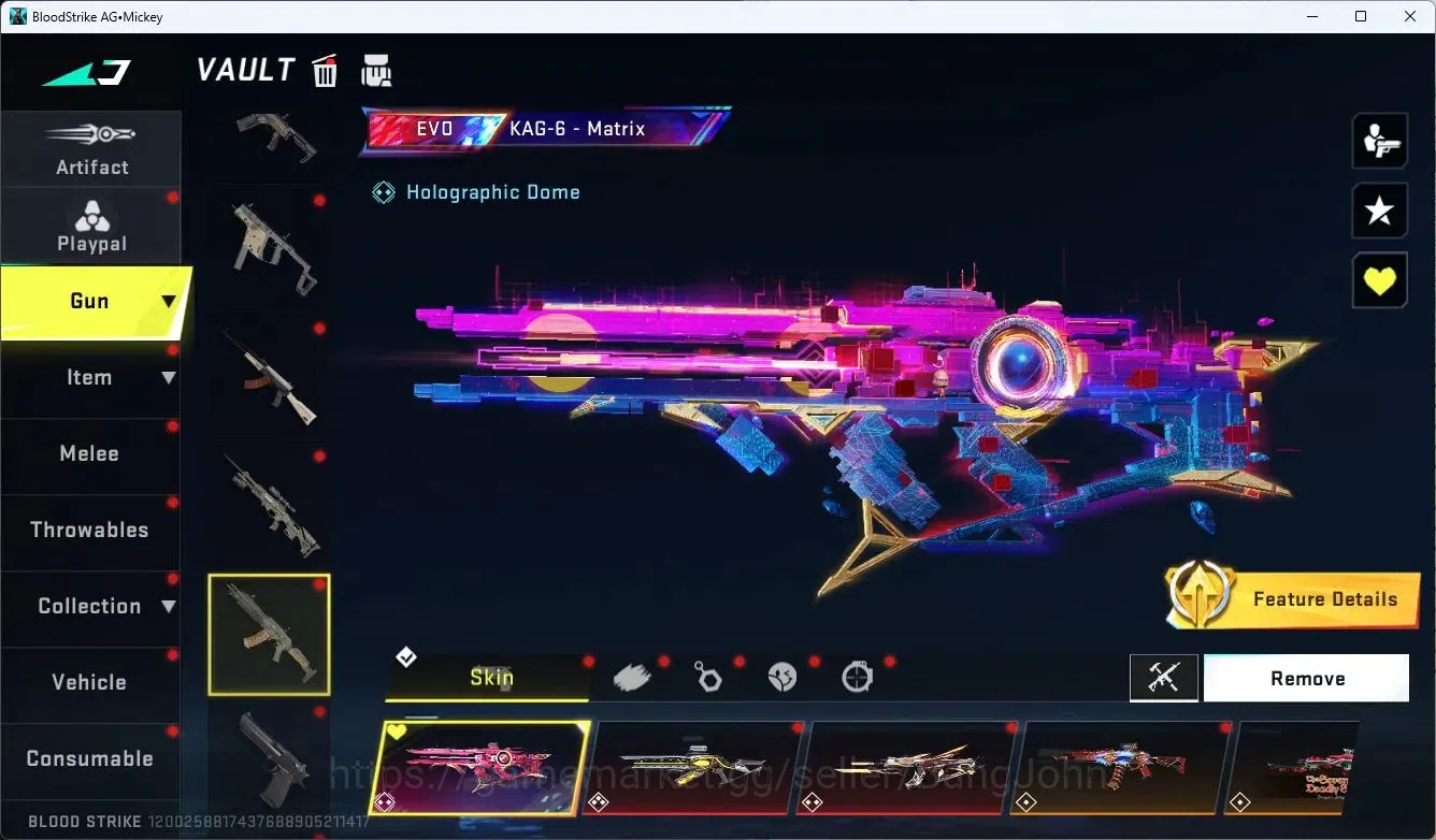 Blood Strike Accounts ASIA | 2 EVO(1max) + 1 DULUXE + 13 ETERNAL(2 max)  image 10