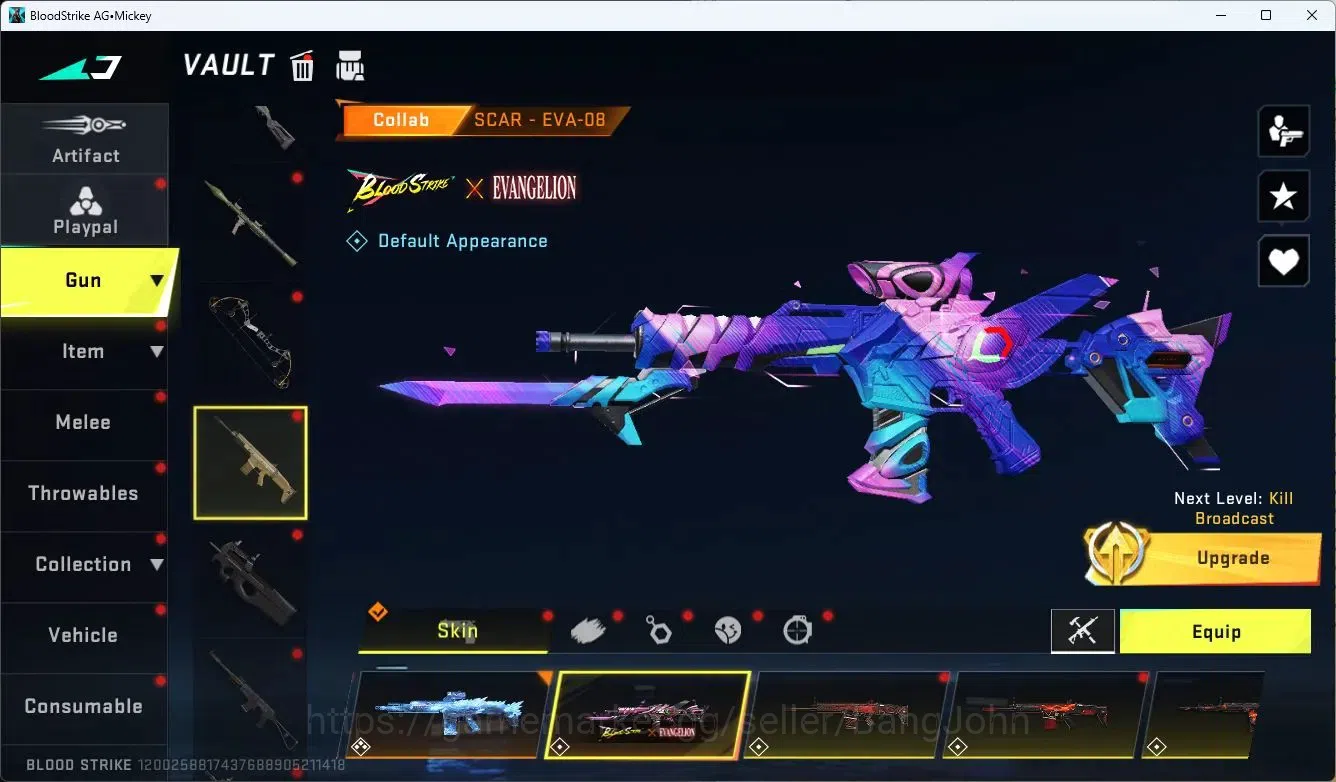 Blood Strike Accounts ASIA | 2 EVO(1max) + 1 DULUXE + 13 ETERNAL(2 max) image 16