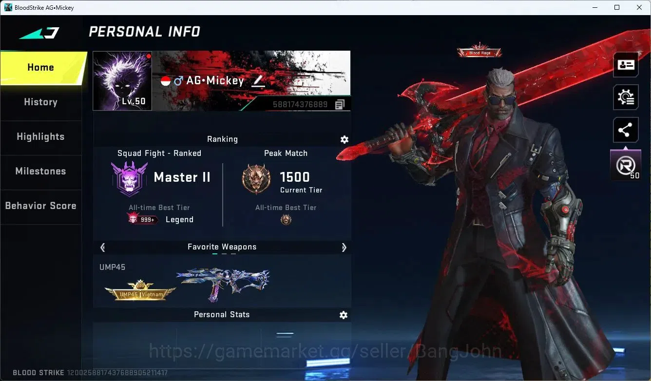 Blood Strike Accounts ASIA | 2 EVO(1max) + 1 DULUXE + 13 ETERNAL(2 max)  image 2