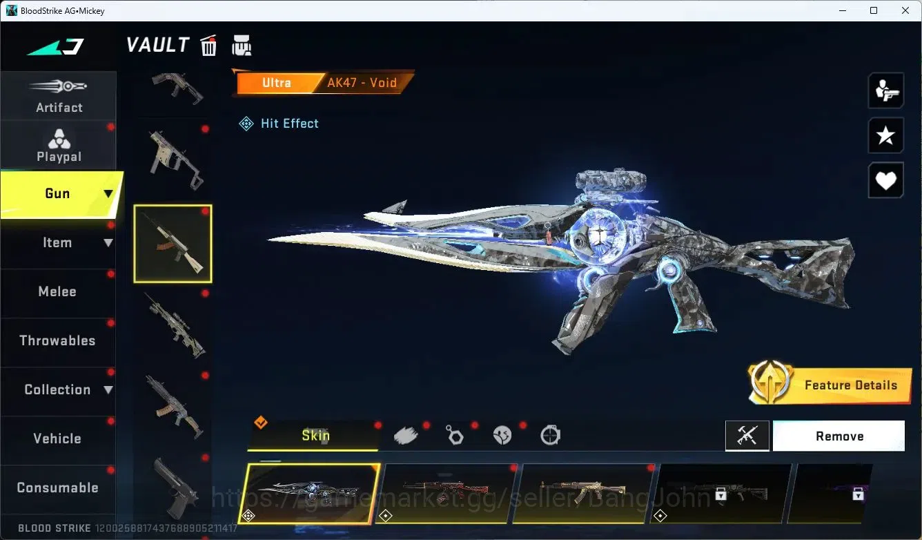 Blood Strike Accounts ASIA | 2 EVO(1max) + 1 DULUXE + 13 ETERNAL(2 max)  image 8