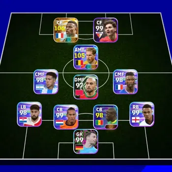 eFootball Accounts High-End Mobile|PW 2956|BigTime Mbappe|Epic De Bruyne,Scholes|Highlight Neuer Etc.|2026|Check SS EFB771Z