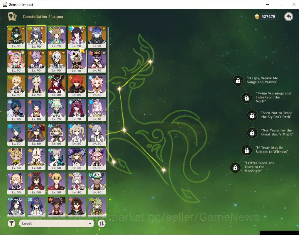 Genshin Impact Accounts ASIA |AR 58|8 Limit+8(*5WeP)|Prime Columbina|Colum image 4