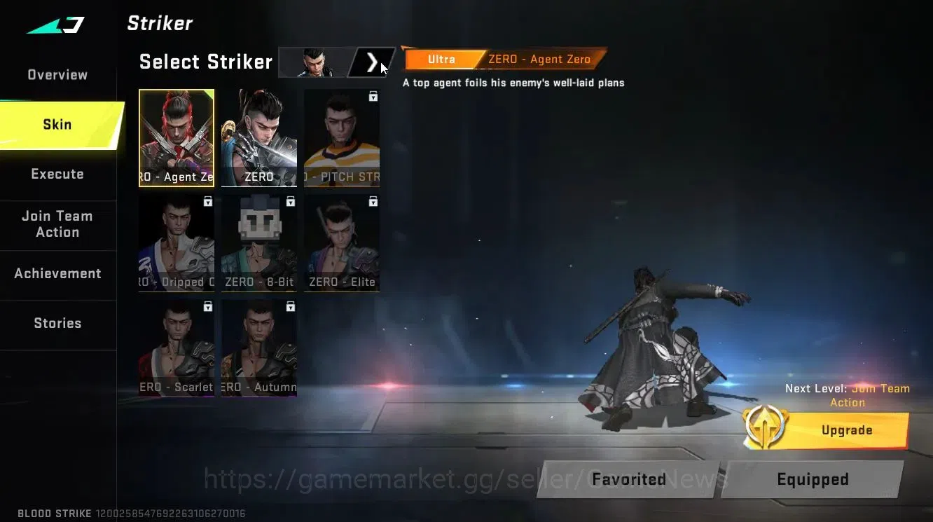 Blood Strike Accounts ASIA|ULTRA Striker ZERO-Agent Zero,UMP45-Ascension image 3