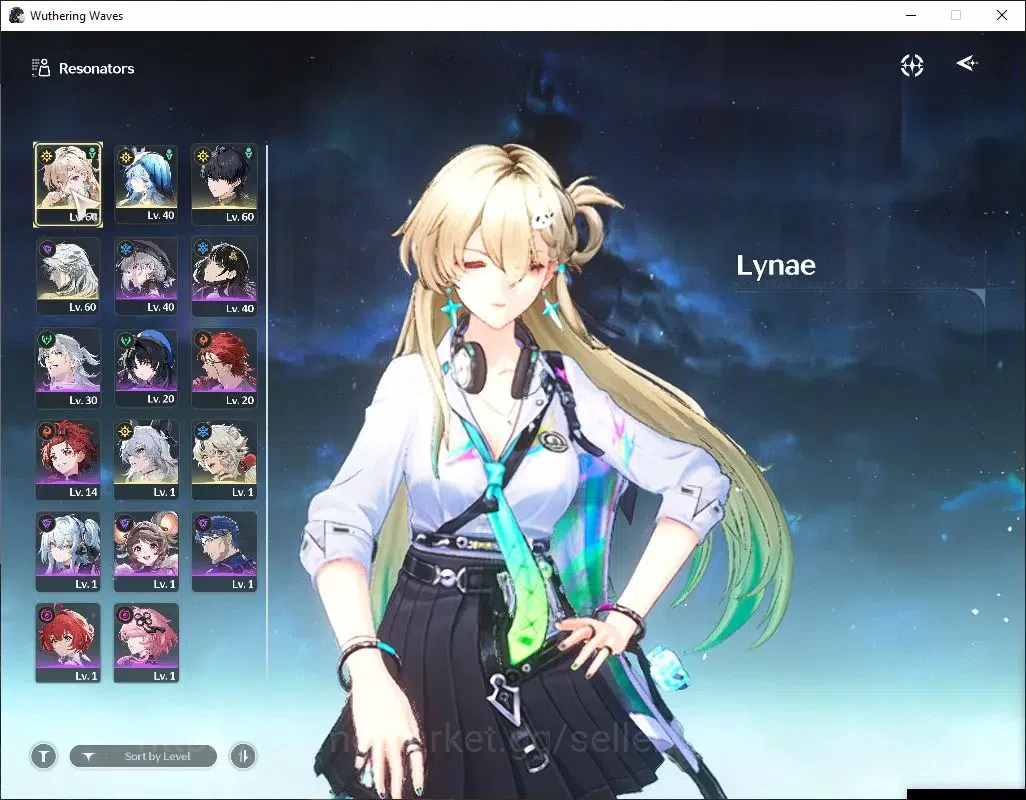 Wuthering Waves Accounts SEA | UL 37 | 2 Limited | Lynae,Shorekeeper | Data image 2