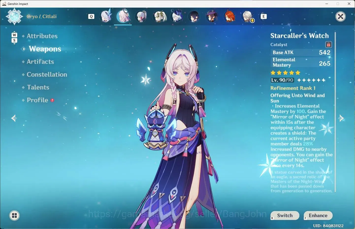 Genshin Impact Accounts ASIA|AR 60|21 Limit+5 Sign |Raiden Shogun,Xilonen, image 5