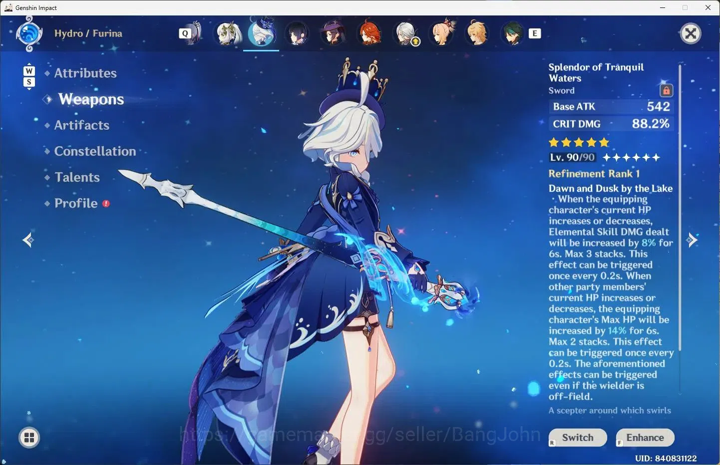 Genshin Impact Accounts ASIA|AR 60|21 Limit+5 Sign |Raiden Shogun,Xilonen, image 6