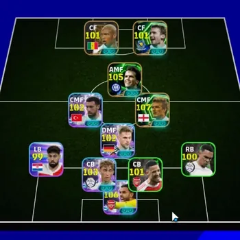 eFootball Accounts High-End Android|Power 3190|8 Epic(David Beckham,Matthaus,Donadoni,Oliver Kahn,etc)|12 Show Time David