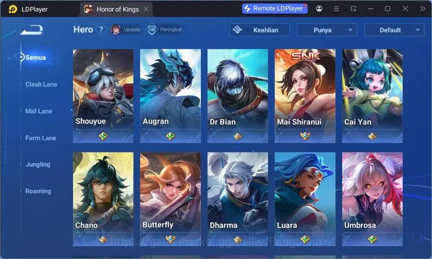 Honor of Kings Accounts Global | 80H 63S |1 Legend Lam, Limited Yuhuan, Ev image 7