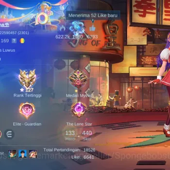 Mobile Legends: Bang Bang Accounts Rare Skin Hero133,skin440,emblem max,franco full skin,kof Guinevere Claude florin recall