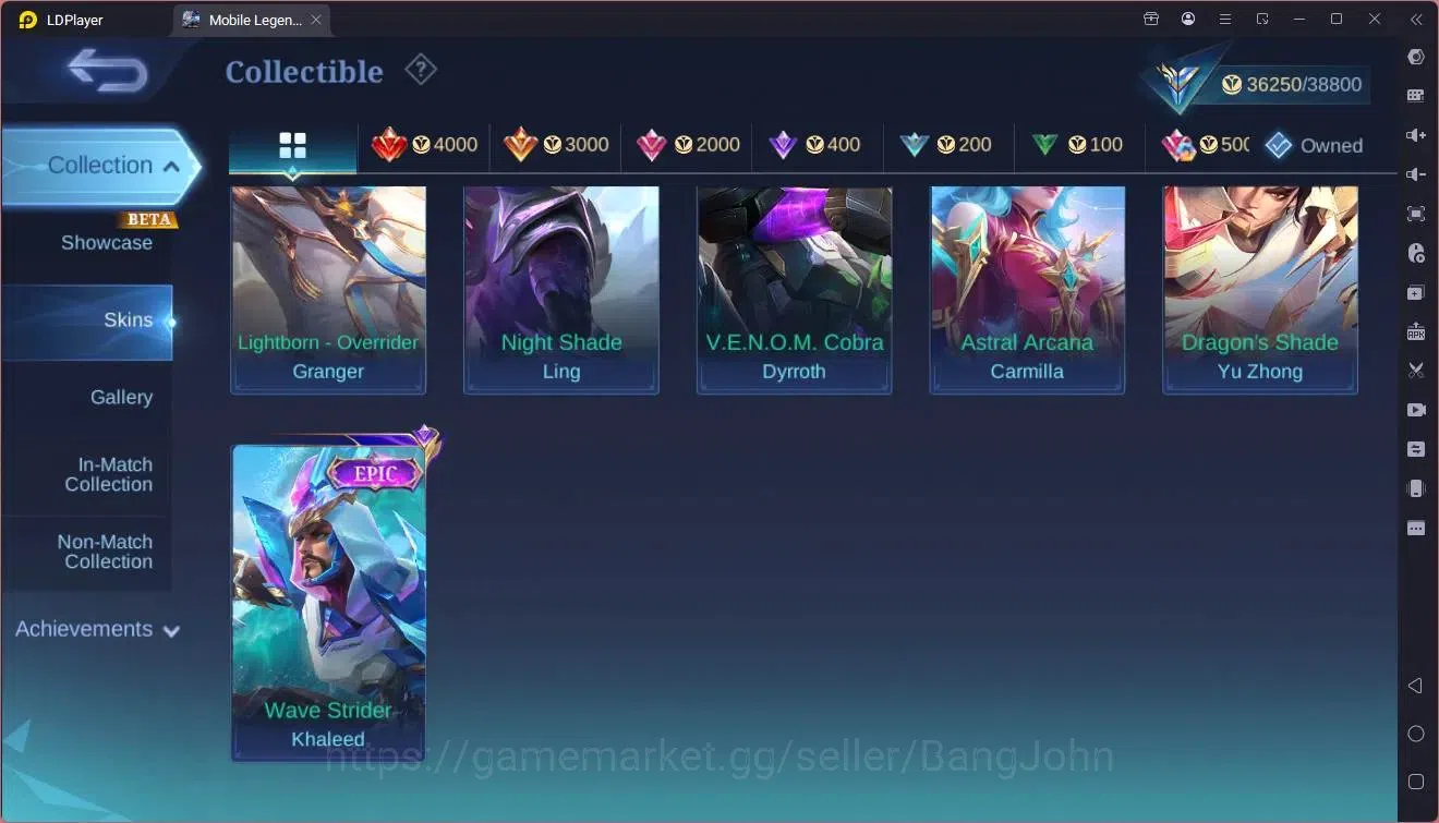 Mobile Legends: Bang Bang Accounts Global|Hero 96|Skin 167|Expert|CC Natalia|Luckybox image 12