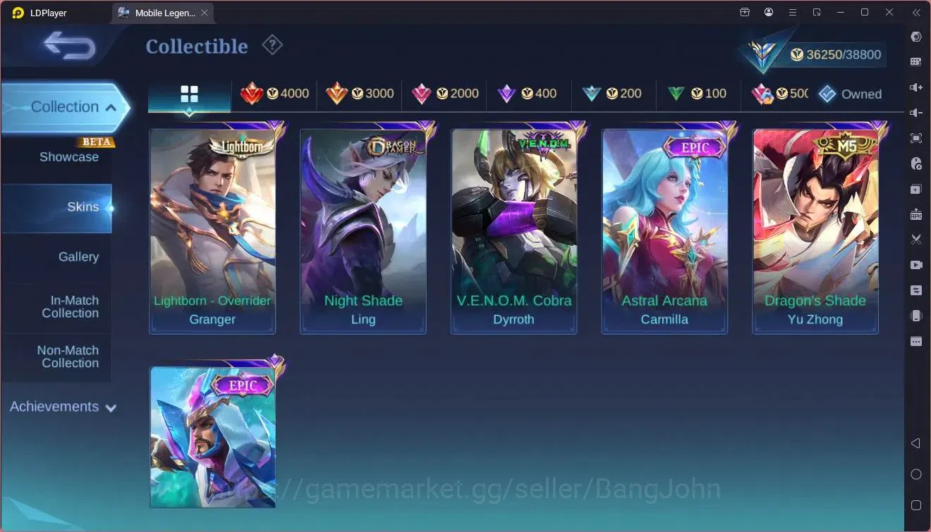 Mobile Legends: Bang Bang Accounts Global|Hero 96|Skin 167|Expert|CC Natalia|Luckybox image 13