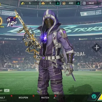 Blood Strike Rare Skin ASIA|ETERNAL AUG-Empyrean|ULTRA KRAKEN-Purple Ligh image 1