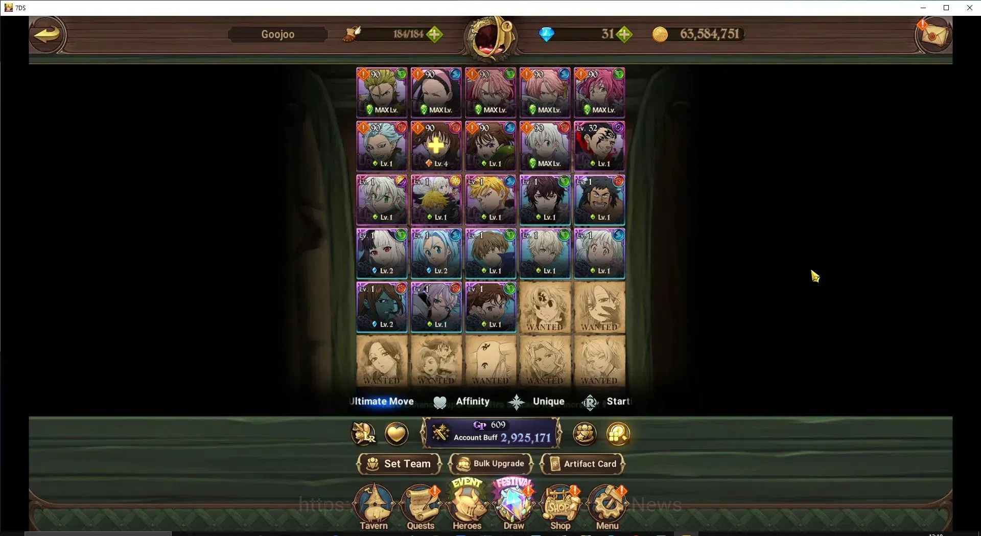 The Seven Deadly Sins: Grand Cross Accounts ASIA|2,9M CC|54 LS|4 LR+6 UR+Collab ReZero|S&B6/6, image 10