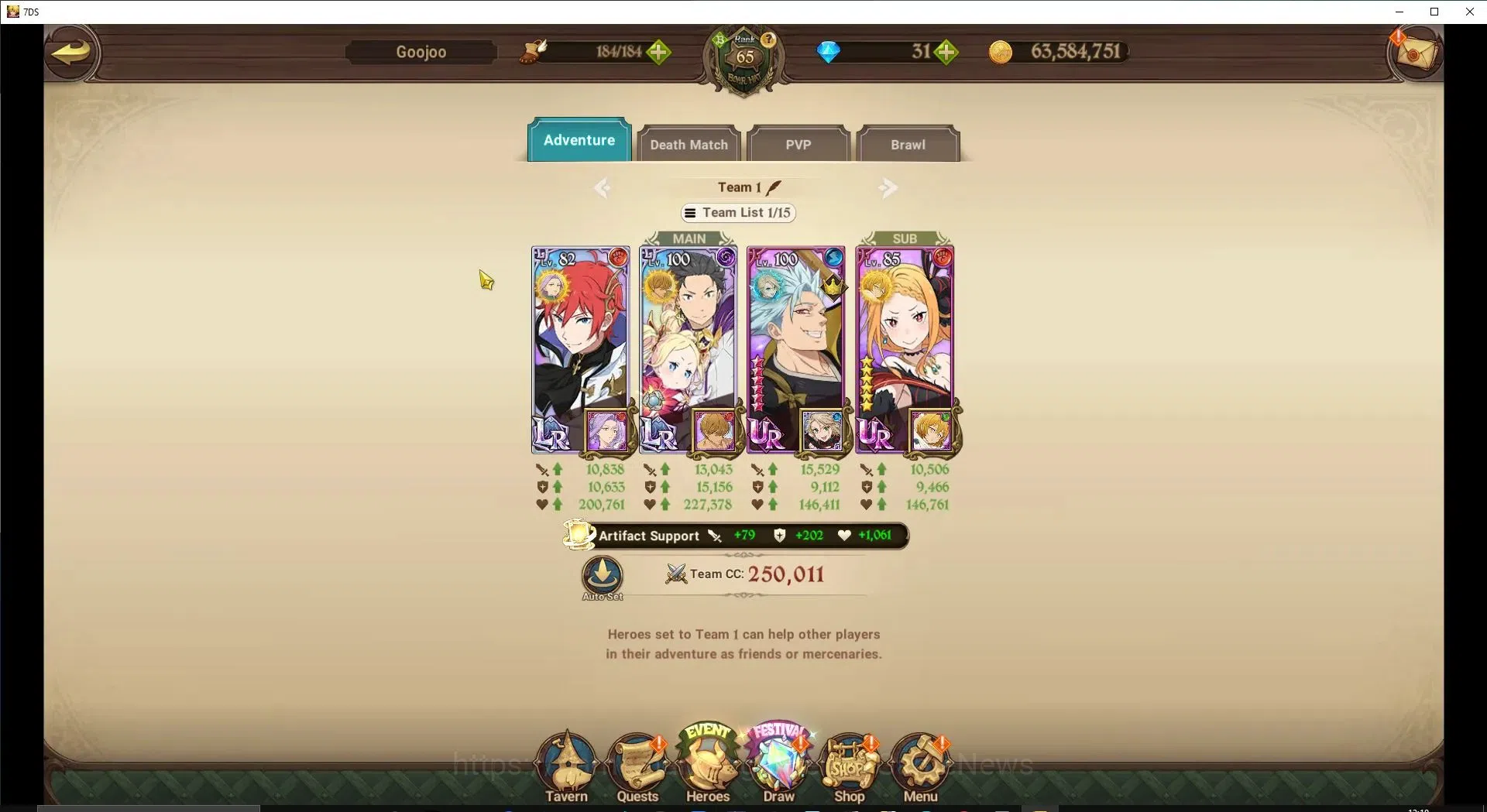 The Seven Deadly Sins: Grand Cross Accounts ASIA|2,9M CC|54 LS|4 LR+6 UR+Collab ReZero|S&B6/6, image 11