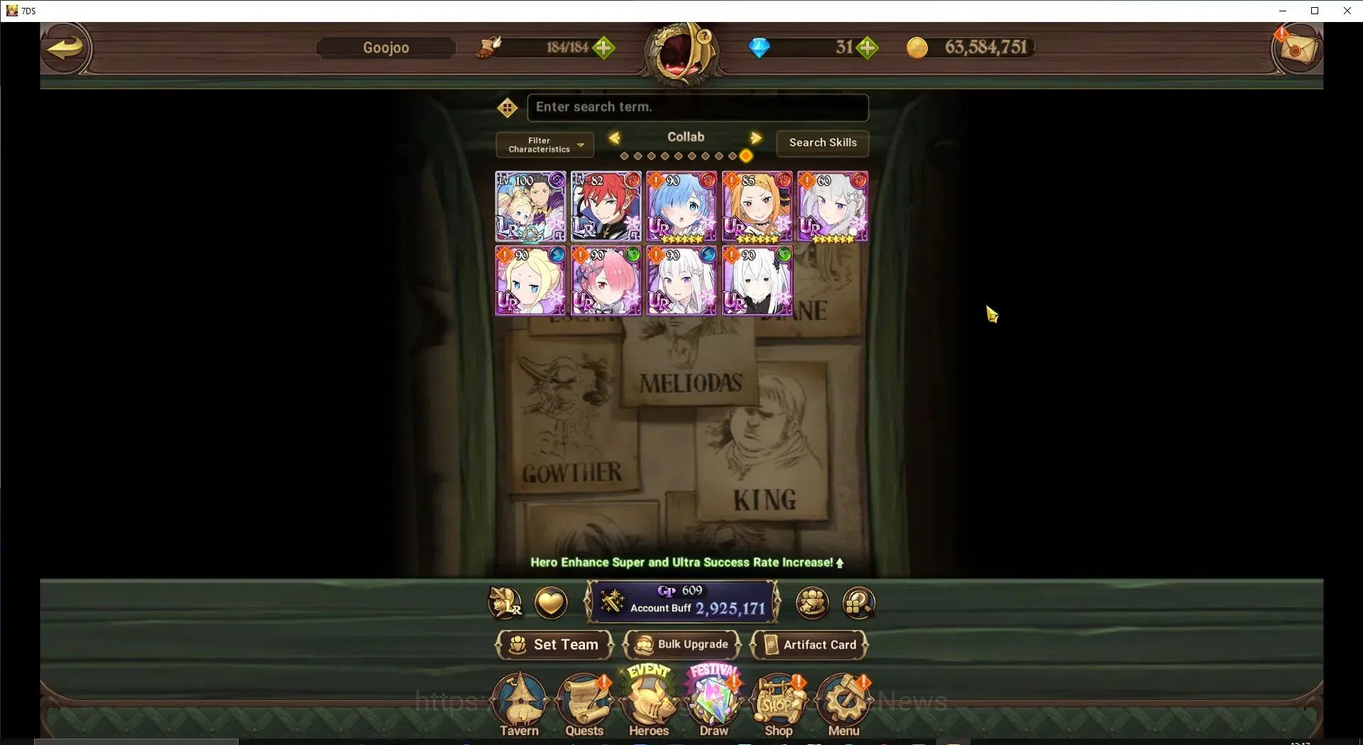 The Seven Deadly Sins: Grand Cross Accounts ASIA|2,9M CC|54 LS|4 LR+6 UR+Collab ReZero|S&B6/6, image 5