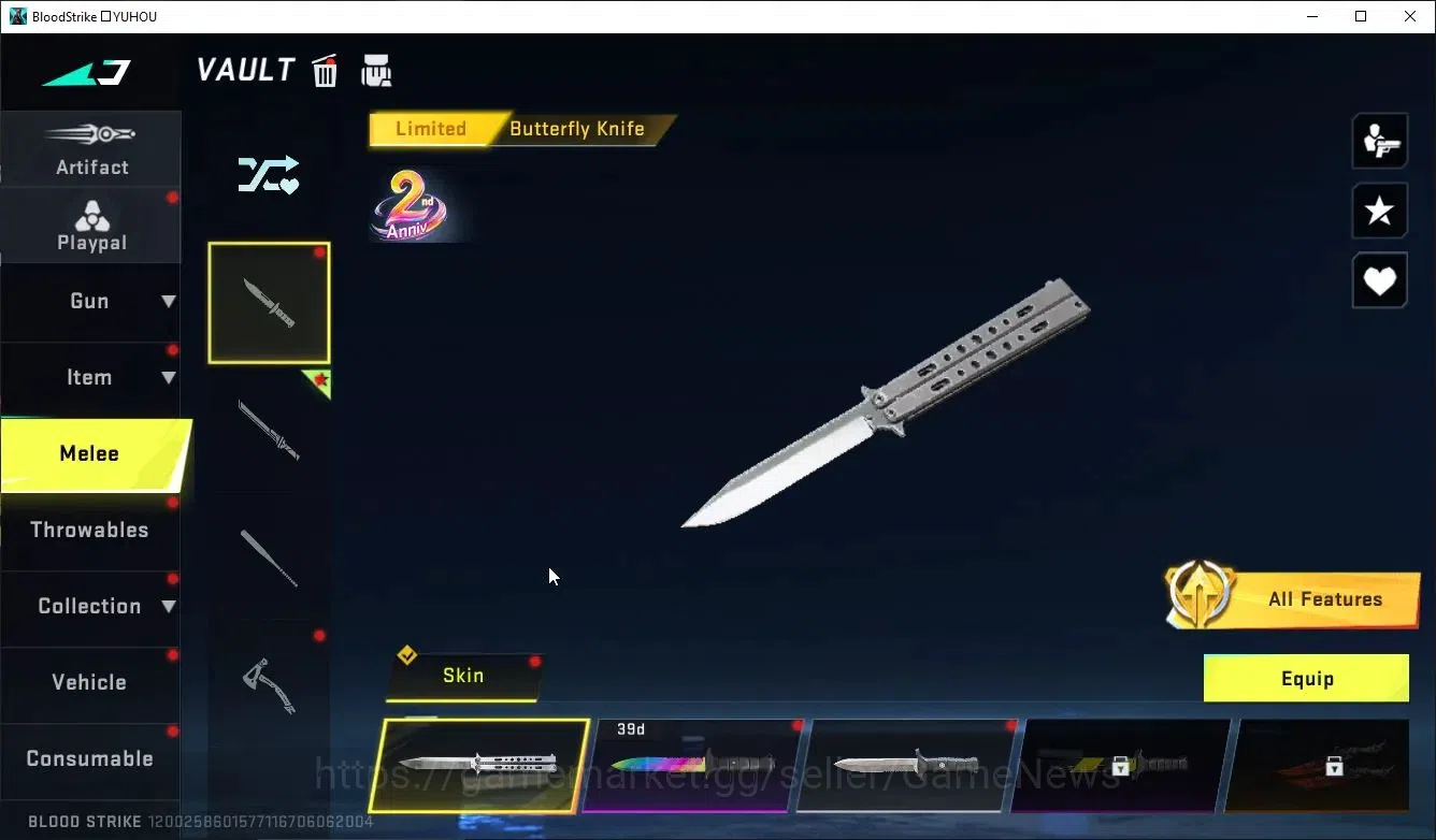 Blood Strike Accounts ASIA|ETERNAL Zero,DeAgle+Collab TR MCX,FN200,Takem image 12
