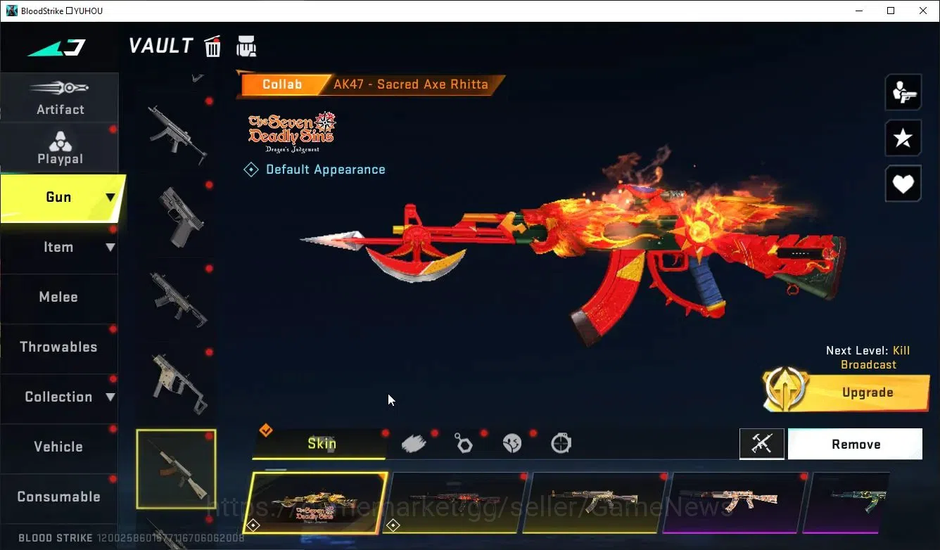 Blood Strike Accounts ASIA|ETERNAL Zero,DeAgle+Collab TR MCX,FN200,Takem image 17