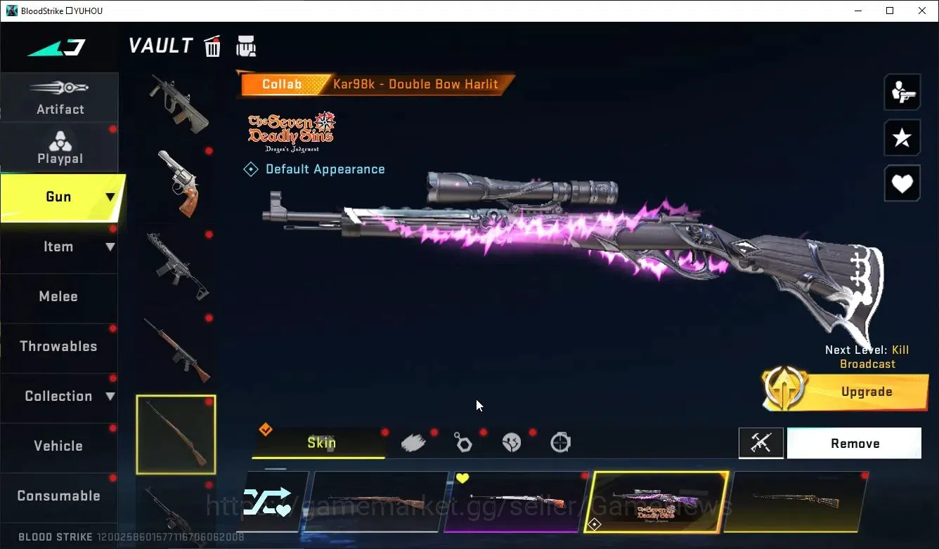 Blood Strike Accounts ASIA|ETERNAL Zero,DeAgle+Collab TR MCX,FN200,Takem image 18