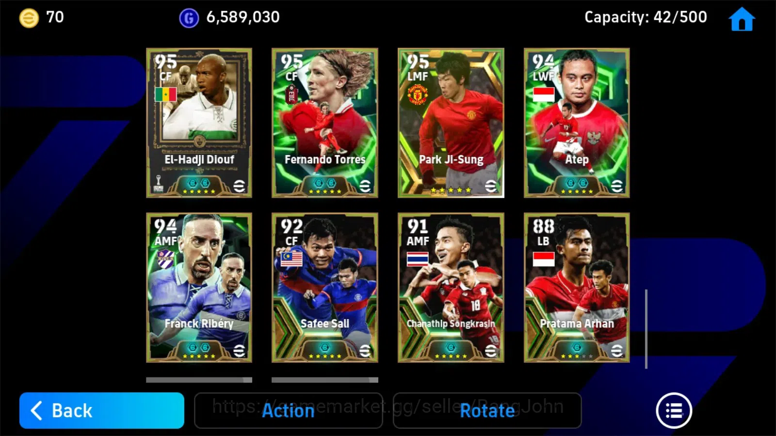 eFootball Accounts Android|PW 3201|Roberto Carlos BigT,Zico Epic,Raul image 2