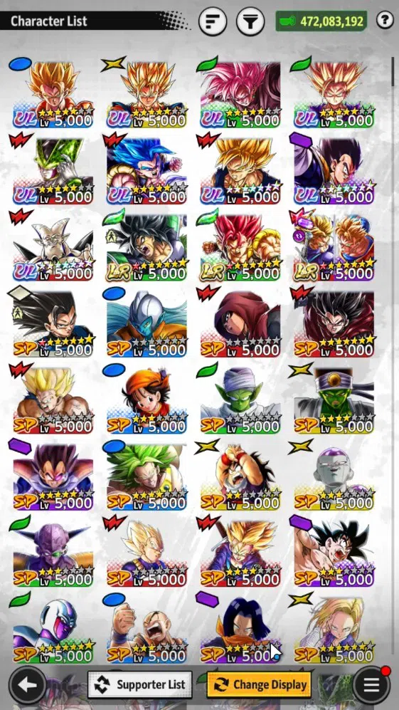 Dragon Ball Legends Accounts Global | Lvl 161|472M Total Power|15.2K CC|3 LR|9 image 17