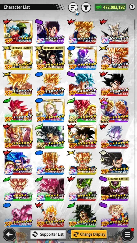 Dragon Ball Legends Accounts Global | Lvl 161|472M Total Power|15.2K CC|3 LR|9 image 18