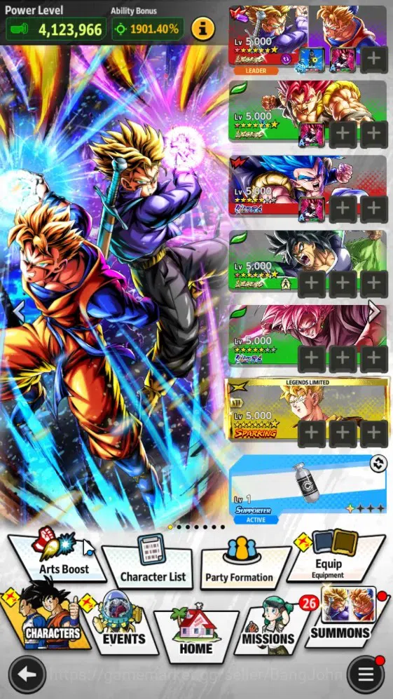 Dragon Ball Legends Accounts Global | Lvl 161|472M Total Power|15.2K CC|3 LR|9 image 19