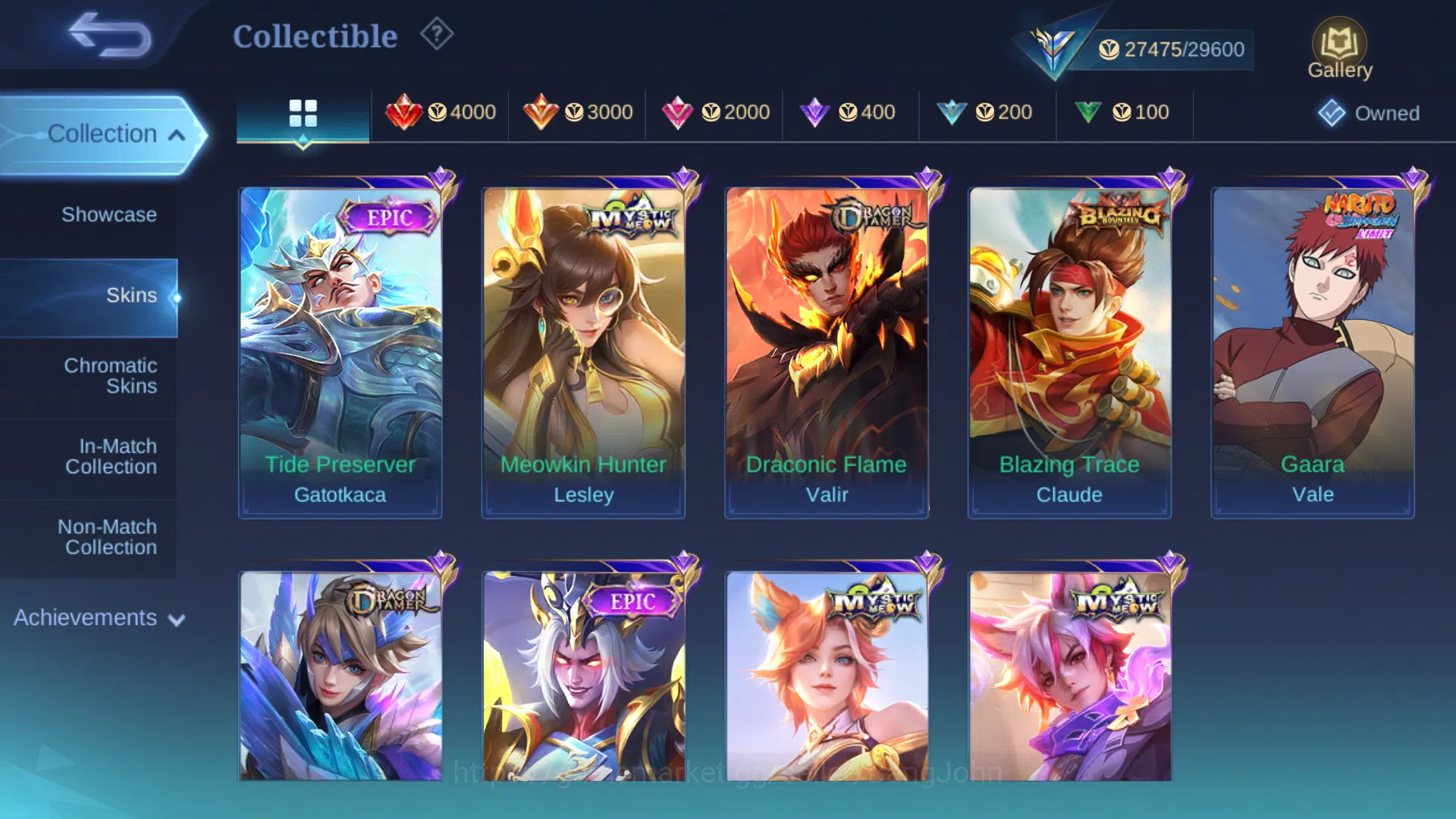 Mobile Legends: Bang Bang Accounts Skin 133 | Spec Tank | Lightborn Tigreal | Epic Ga image 6