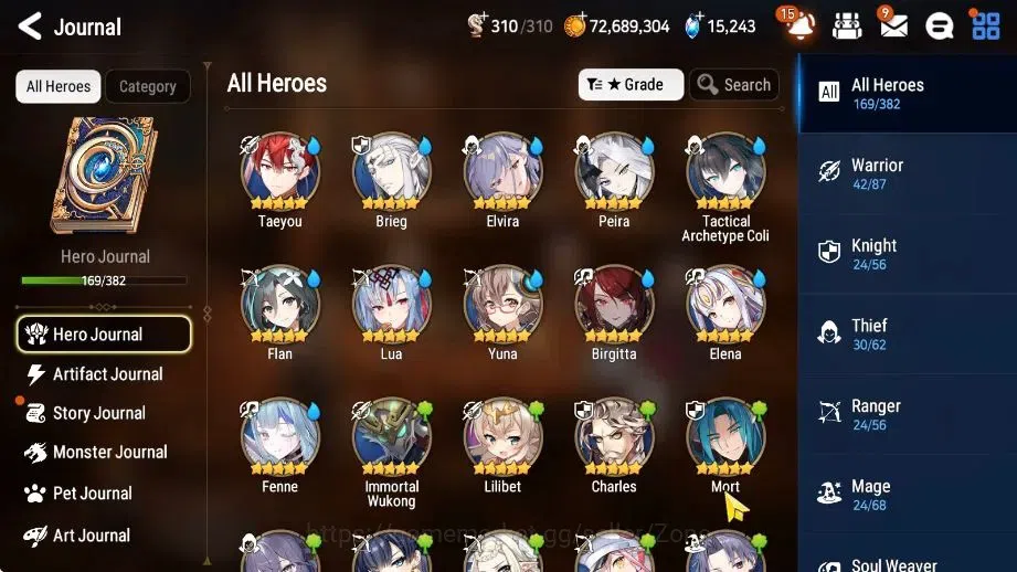 Epic Seven Accounts High-End ASIA|17ML (SN Yulha, Salome, Abyss Yufine, Emp ILynav, LHC, RRoana)|PoH, Theather ON|SS|Stove 3
