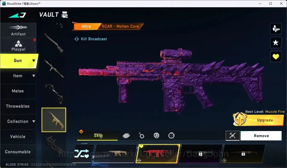 Blood Strike Accounts ASIA | Eternal ZERO - Odashadow |2 ULTRA GUN: SCAR image 13