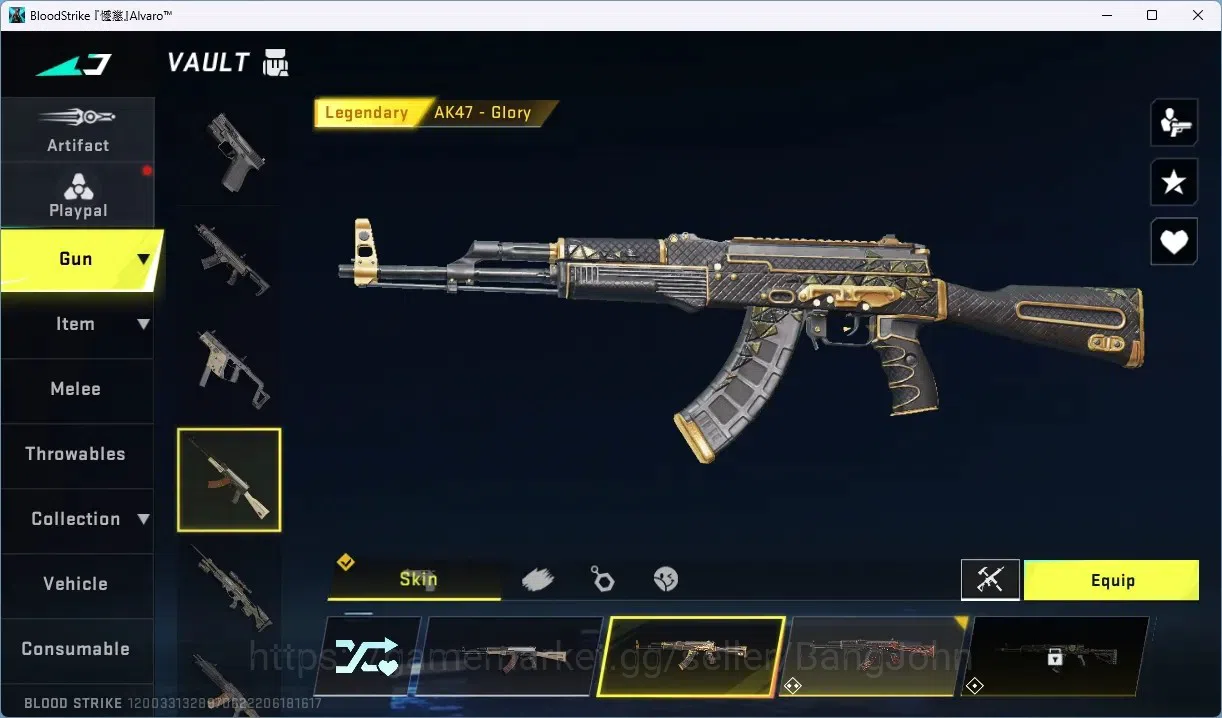 Blood Strike Accounts ASIA | Eternal ZERO - Odashadow |2 ULTRA GUN: SCAR image 6
