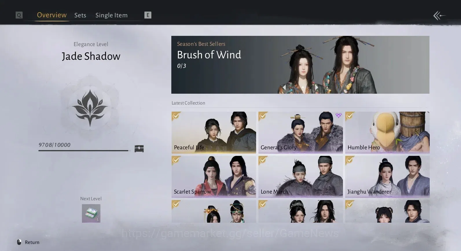 Where Winds Meet Accounts GLOBAL|Lv 91|GS 24K|Ghoststride + 1 Harmonic Core| image 17