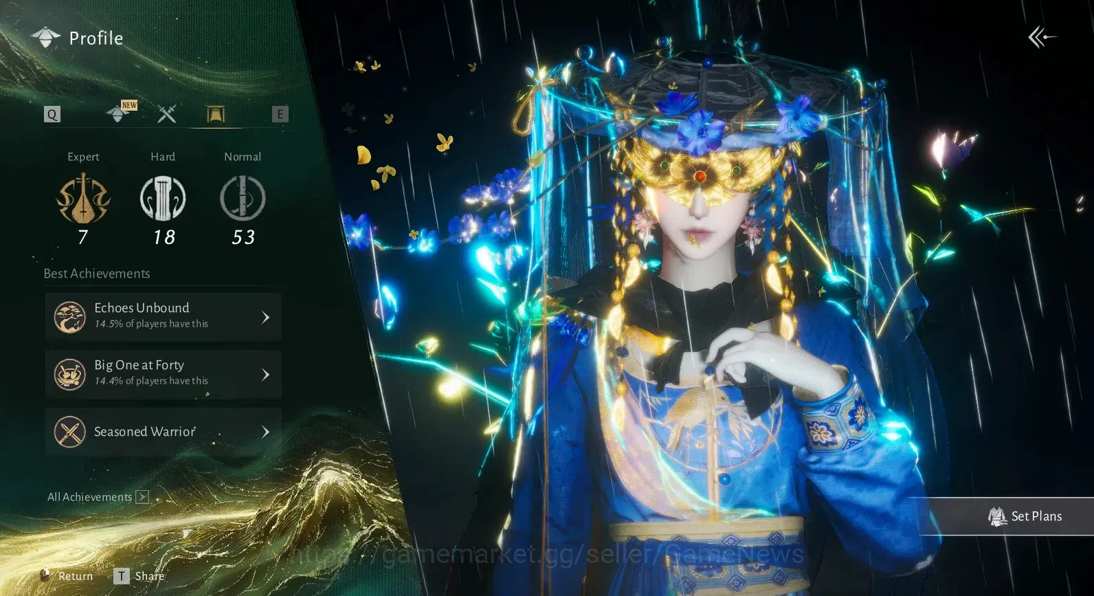 Where Winds Meet Accounts GLOBAL|Lv 91|GS 24K|Ghoststride + 1 Harmonic Core| image 4